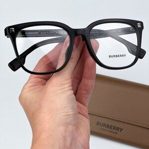 Burberry BE2361D 3001 BRAND NEW Eyeglasses Black Square Unisex